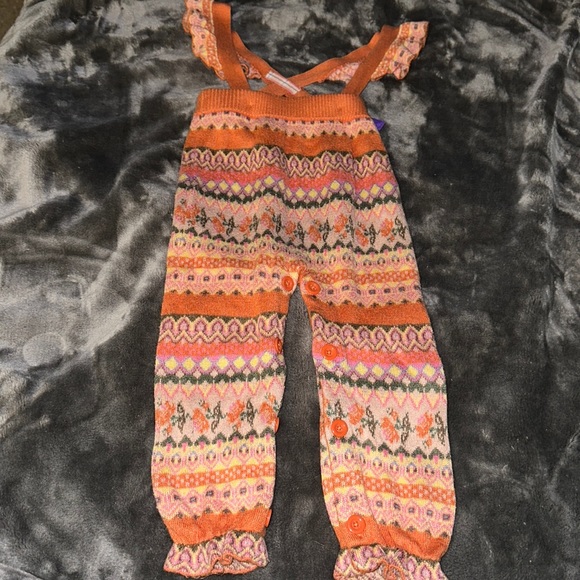 Matilda Jane Pumpkin Pie Fair Isle Sweater Romper choose your own path Sz 18/24m - Picture 4 of 6
